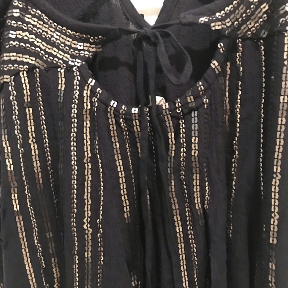 Free People Embellished Mini Dress Large - Picture 6 of 6